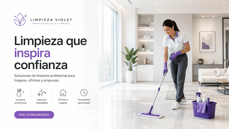 Web para empresas de limpieza