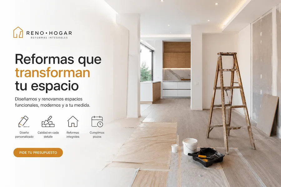 Web profesional para reformas y servicios