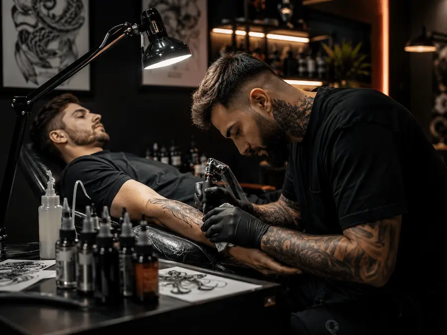 Web visual para tattoo y piercing